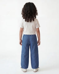 Girl Drawstring Polka