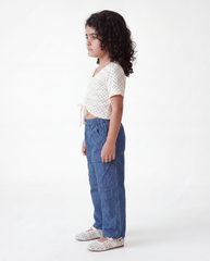 Girl Drawstring Polka