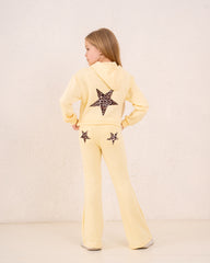Girl star flared pants