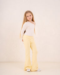 Girl star flared pants