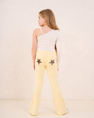 Girl star flared pants
