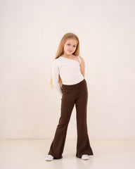 Girl star flared pants