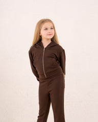 Girl star zip up jacket