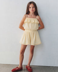 Girl high low jumpsuit