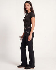 Teens Crushed Side-Ruched Flares