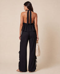 Teens Coastal Dream Black Pants