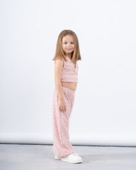 Textured Crop Top With Knot