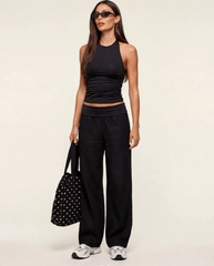 Teens Dreamy Peplum Halter Top