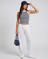 Teens Fold-Over Wide-Legs Pant