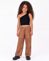 Girls' One-Shoulder Ribbed Top