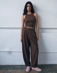 Women Sculpted Ribbed Tank Top