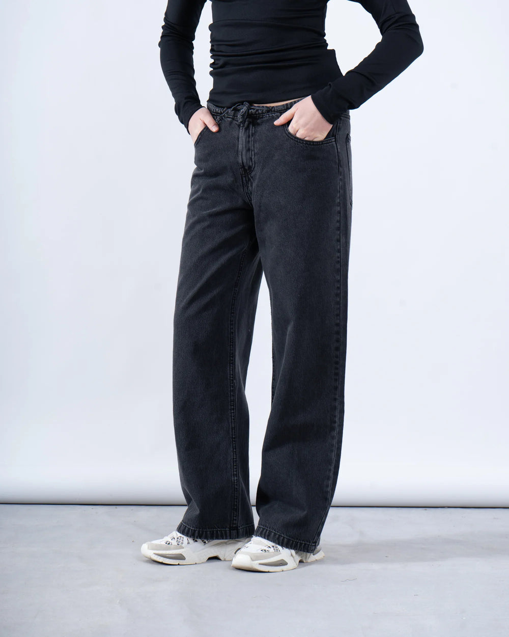 Drawstring Denim Pants - Venti