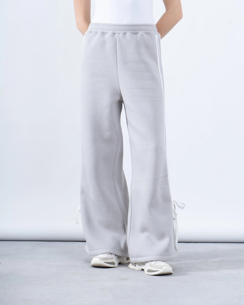 Wide-Leg Track Pants With Side Tape - Venti