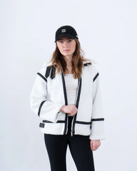 Women teddy zip up jacket - Venti