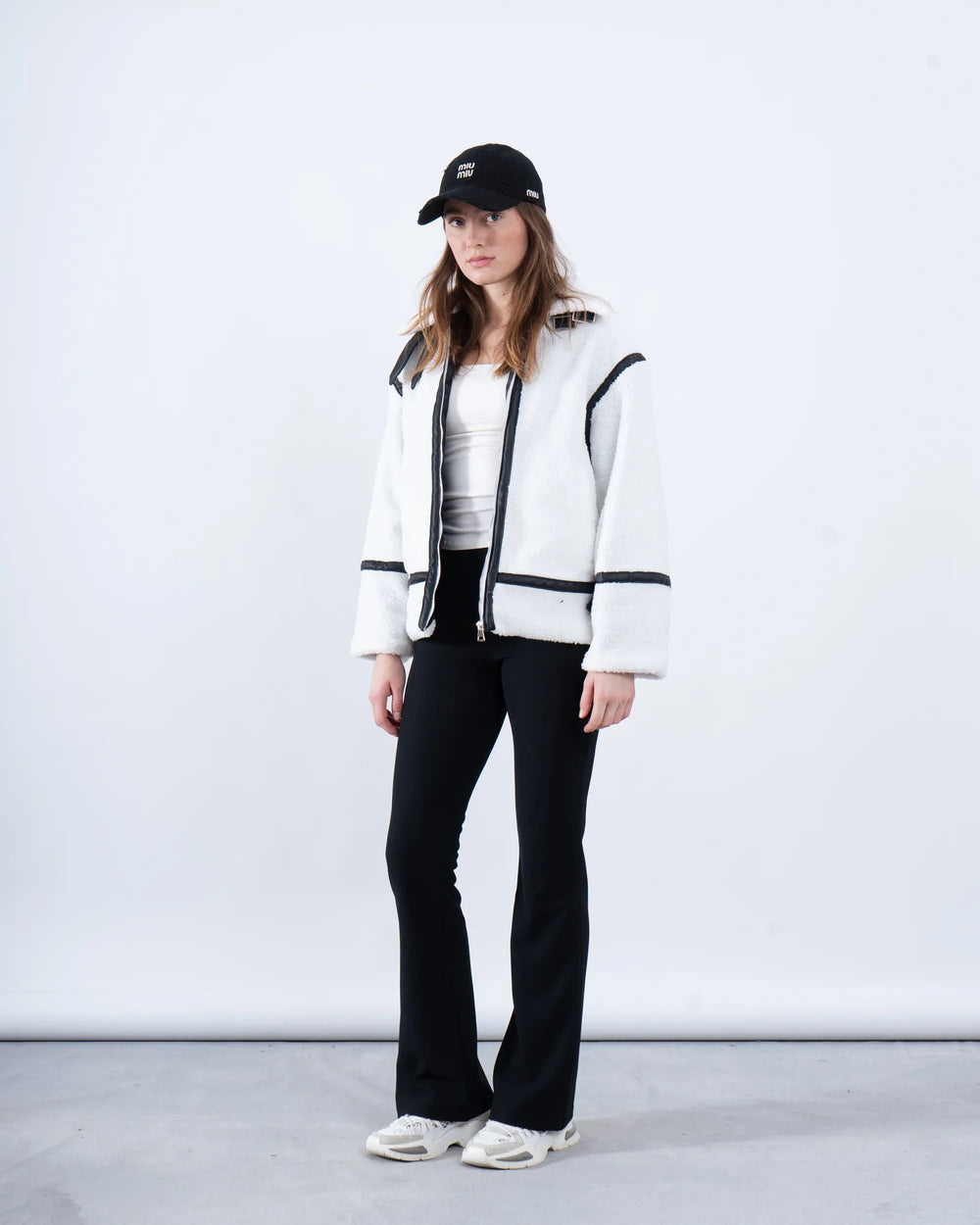 Women teddy zip up jacket - Venti