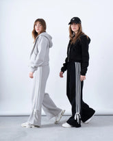 Wide-Leg Track Pants With Side Tape - Venti