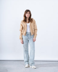 Cropped Hoodie Jacket