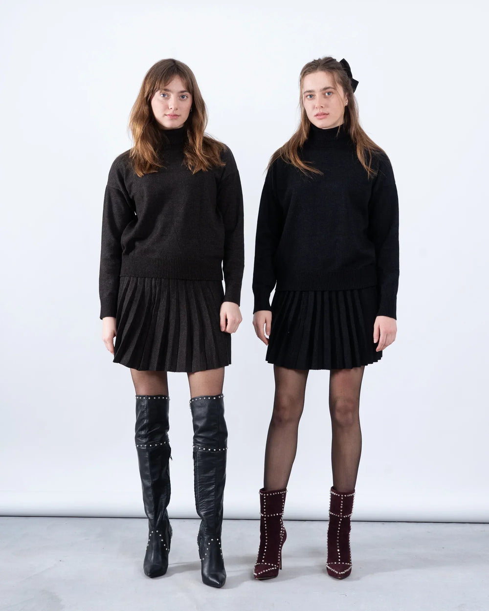 Knit High-Neck Pullover - Venti