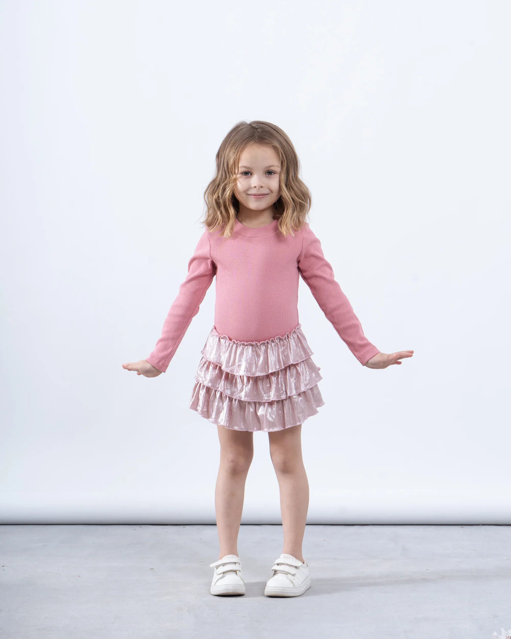 Girl ruffle dress - Venti