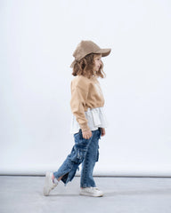 Girl sweatshirt attached shirt - Venti