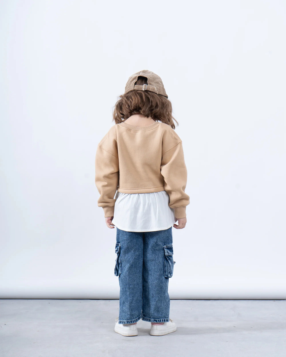 Girl sweatshirt attached shirt - Venti