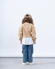 Girl sweatshirt attached shirt - Venti