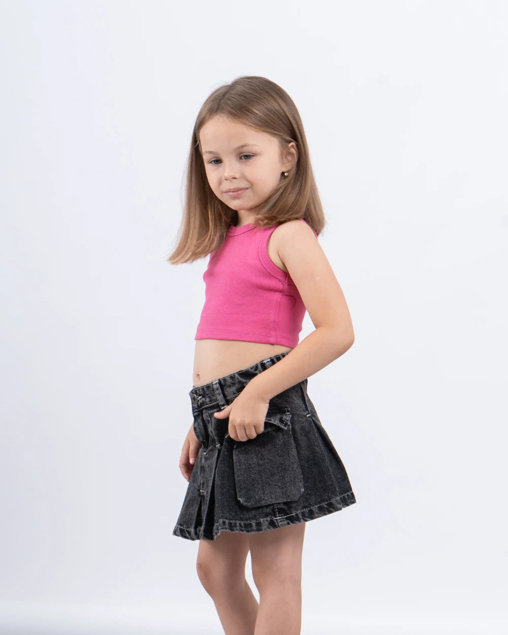 Ribbed Cropped Tank Top - Venti