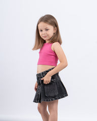 Ribbed Cropped Tank Top