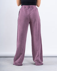 Acid-Wash Wide-Leg Pants