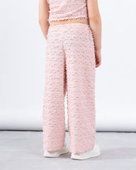 Textured Wide Leg Pants