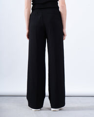 Crinkled Wide-Leg Pants