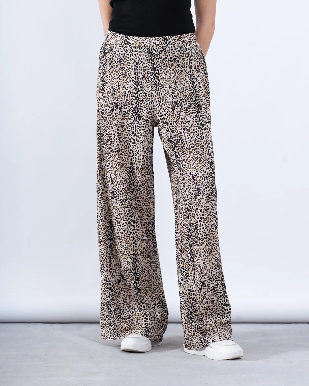 Leopard Wide-Leg Pants - Venti