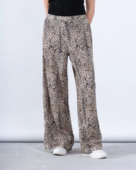 Leopard Wide-Leg Pants - Venti