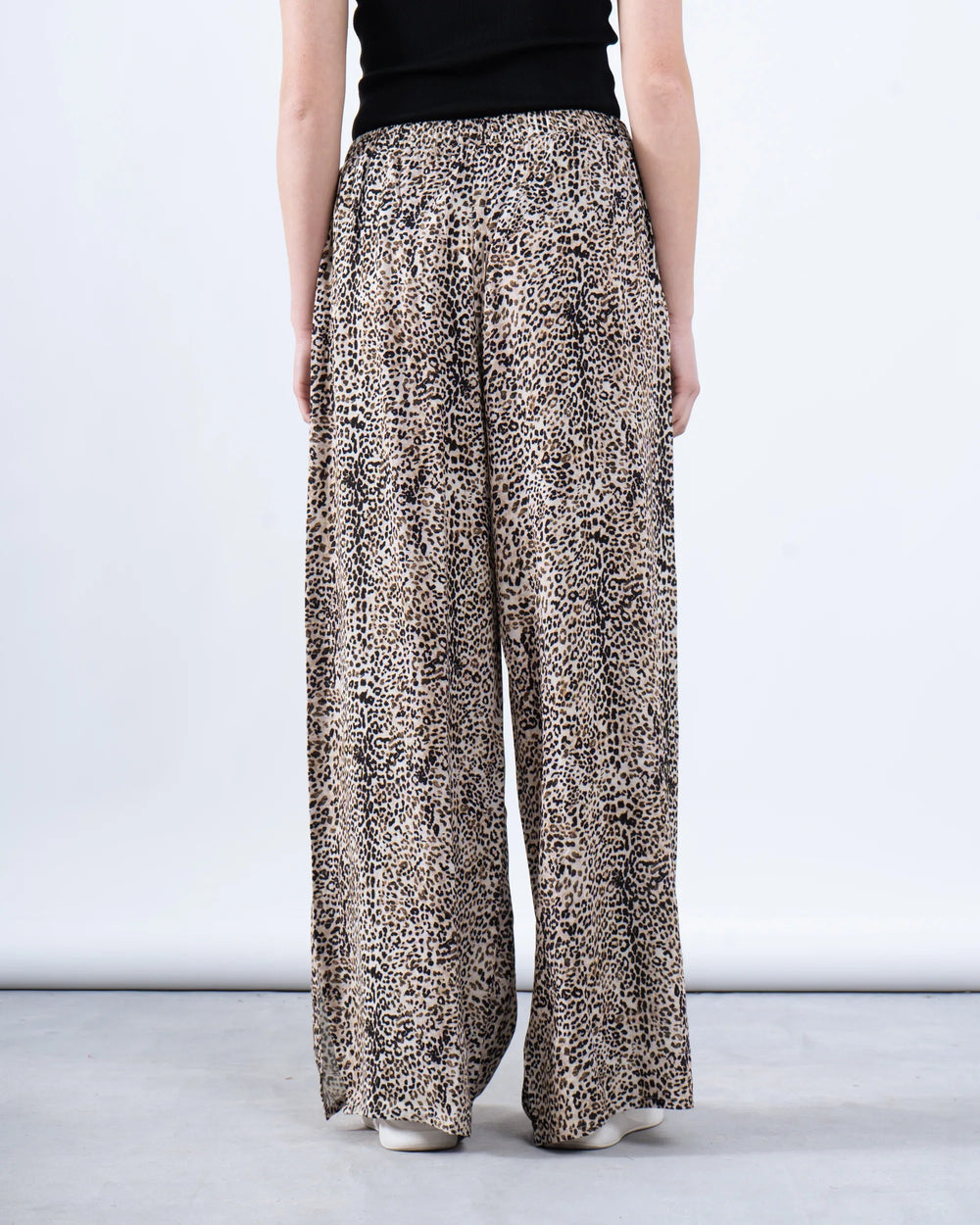 Leopard Wide-Leg Pants - Venti