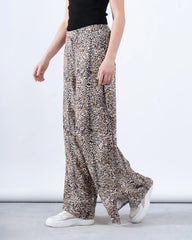 Leopard Wide-Leg Pants - Venti