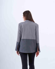 Contrast Pinstripe Blazer - Venti