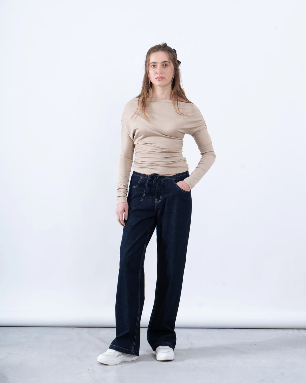 Fitted Draped Top - Venti