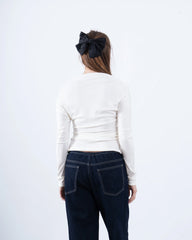 Fitted Draped Top - Venti