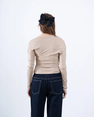 Fitted Draped Top - Venti