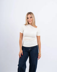 Crushed Texture Fitted Top - Venti