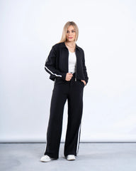 Zip-Up Shirt With Stripe Detail - Venti