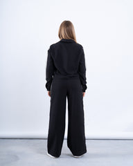 Zip-Up Shirt With Stripe Detail