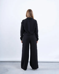 Zip-Up Shirt With Stripe Detail - Venti