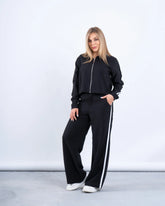 Zip-Up Shirt With Stripe Detail - Venti