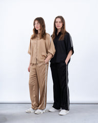 Satin Relaxed-Fit Shirt