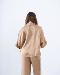 Satin Relaxed-Fit Shirt
