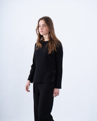 Crinkled Side-Tie Top