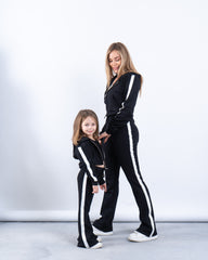 Stripe Zip-Up Hoodie