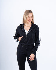 Stripe Zip-Up Hoodie