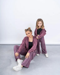 Acid-Wash Cropped Hoodie - Venti